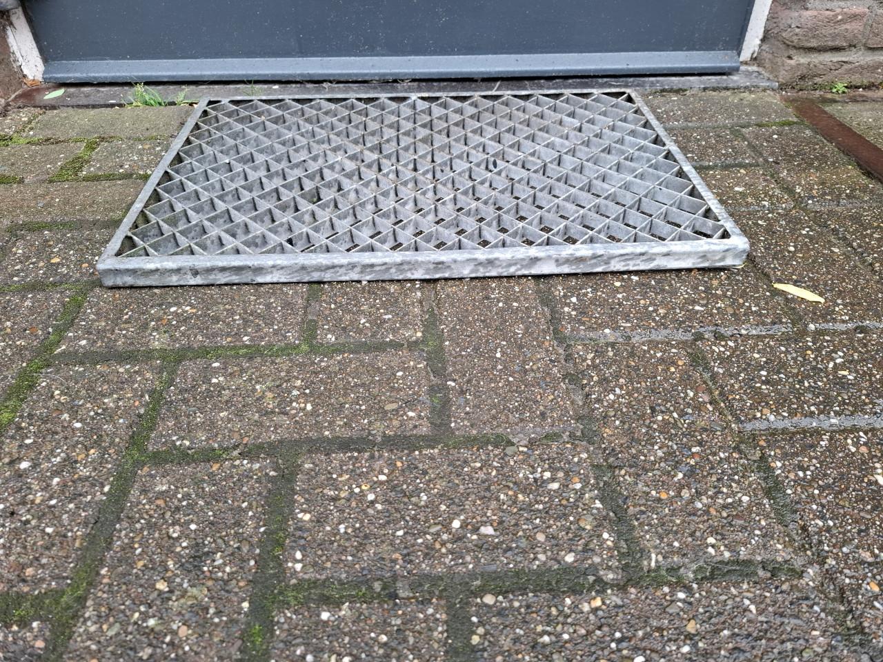 Verzinkt deurrooster