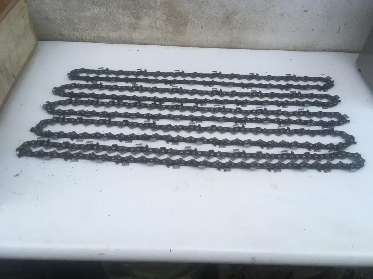 5x zaagketting voor kettingzaag dolmar, husqvarna etc. zo goed als nieuw