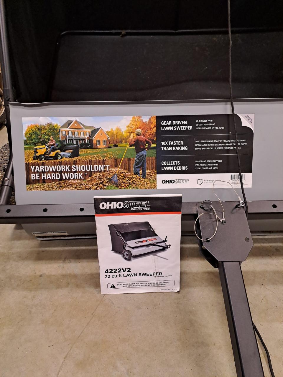 Ohio steel lawn sweeper