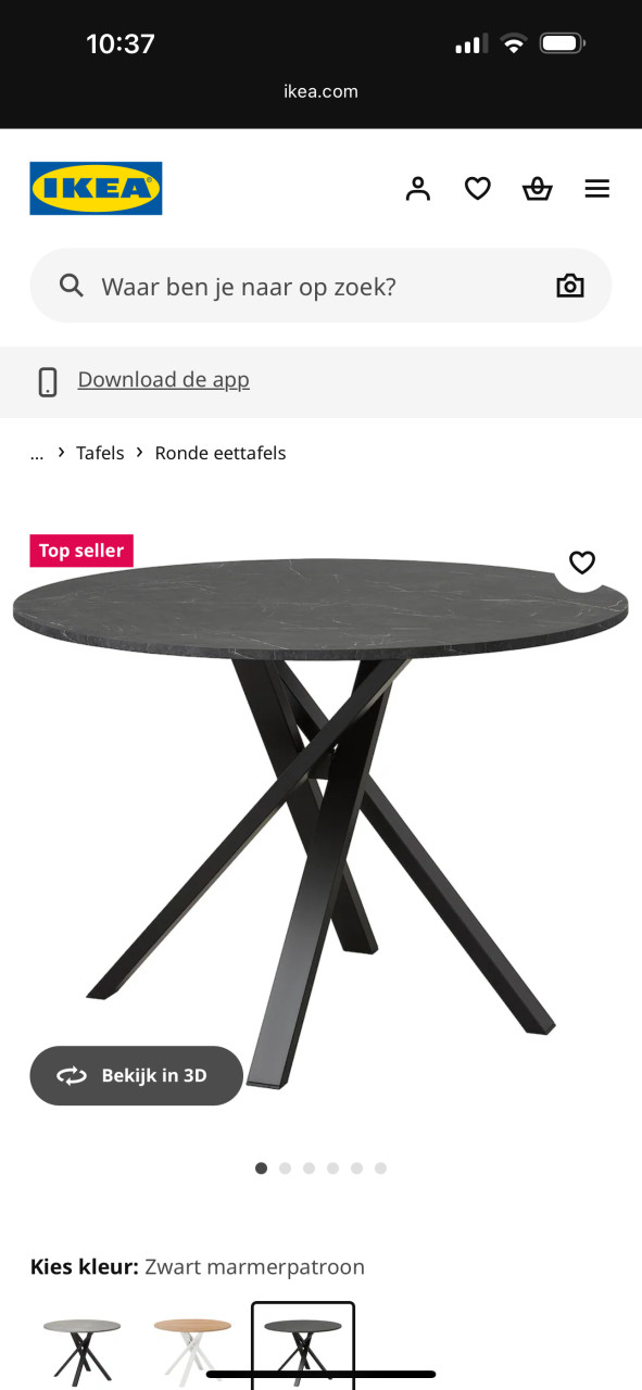 Ronde eettafel