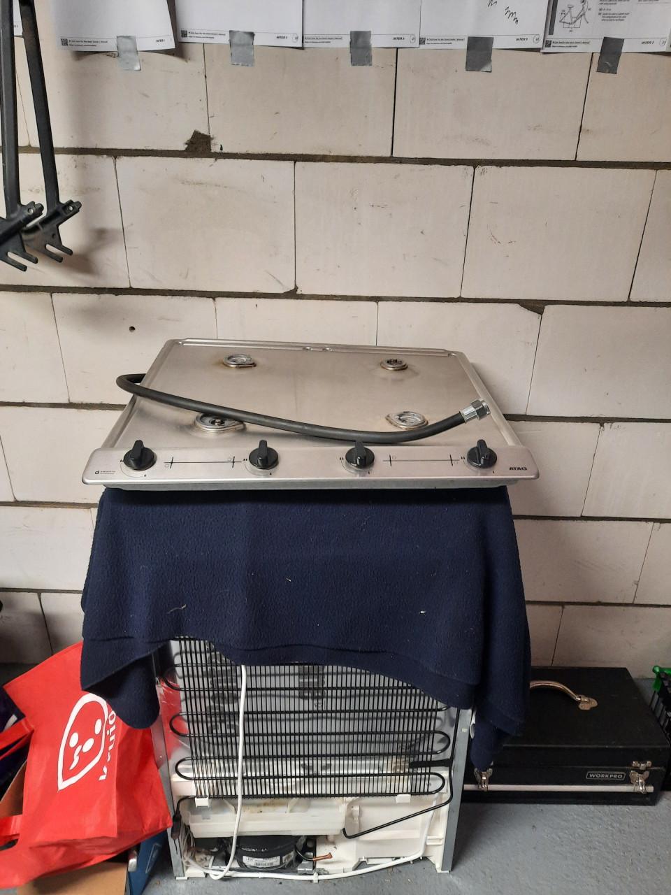 Kookplaat gas fornuis 4 pits