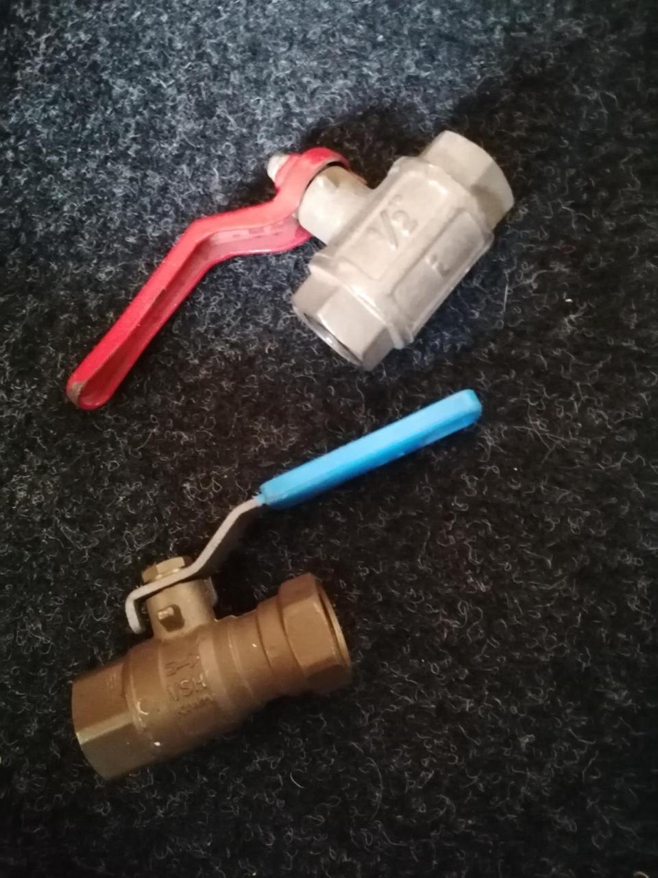 2 kogelkranen 1/2"