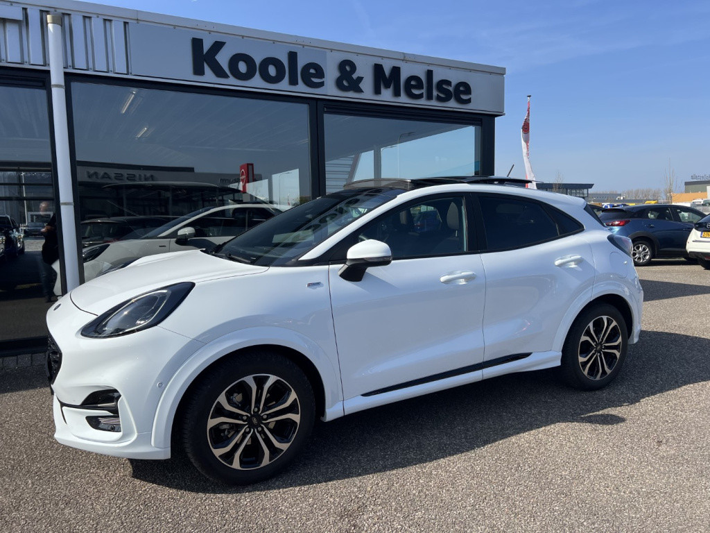 Ford Puma 1.0i ecoboost hybrid 155pk aut st-line , pano dak , winterpack ,