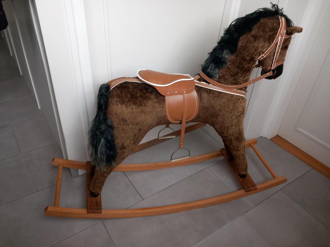 Houten hobbelpaard Vintage