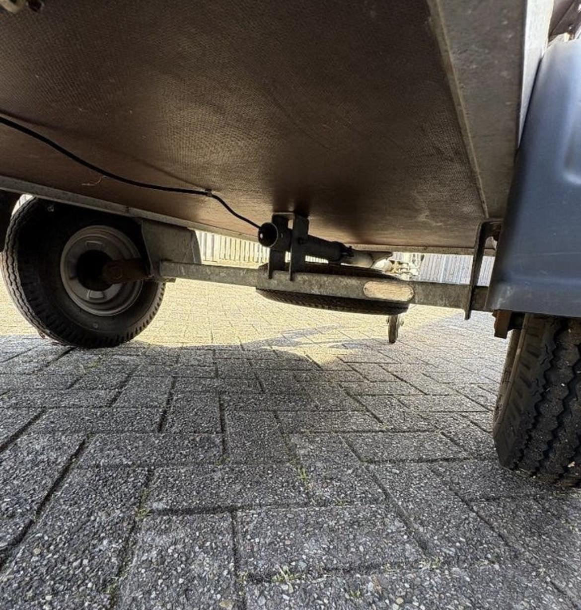 Bagagewagen / Aanhangwagen met deksel fietsendrager en bagagerek