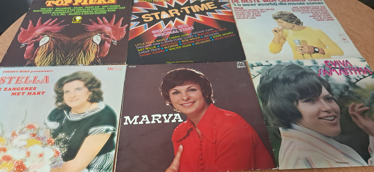 Cd's, Lp's, en (reclame) singeltjes. Deel 1