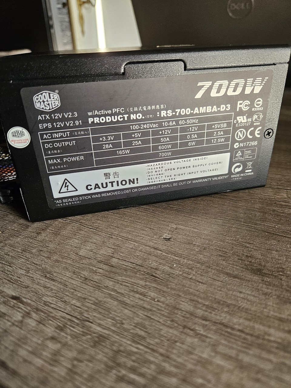 Cooler Master Silent Pro M 700W computer koeler/ventilator...