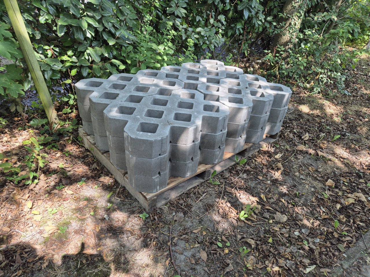 Tuintegels, grastegels