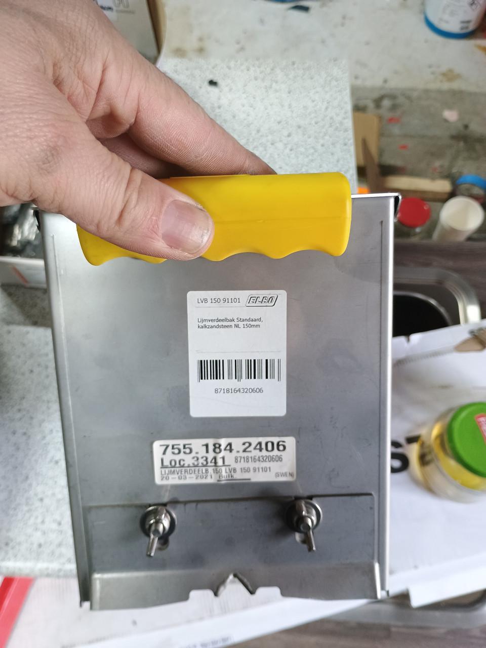Lijmverdeelbak 150 mm – Standaard Elbo – Nieuw