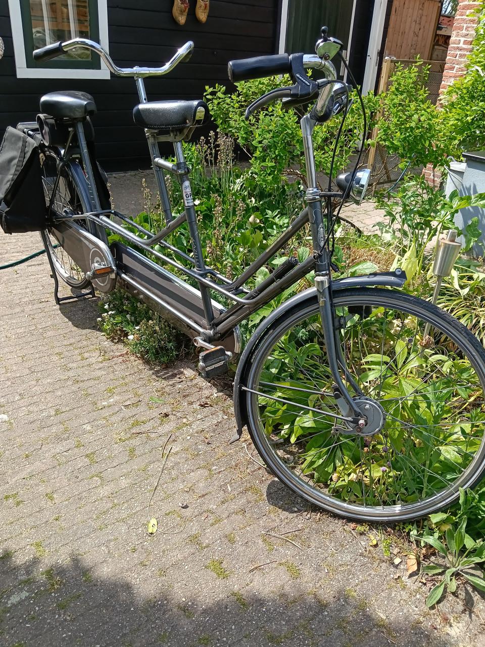 Prachtige vintage tandem uit de zeventiger jaren