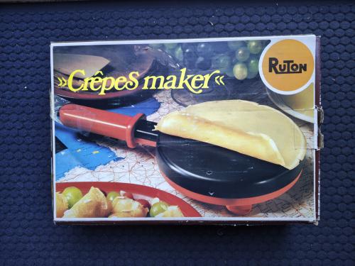 Nieuwe crêpemaker Ruton RO 3840 compleet in doos