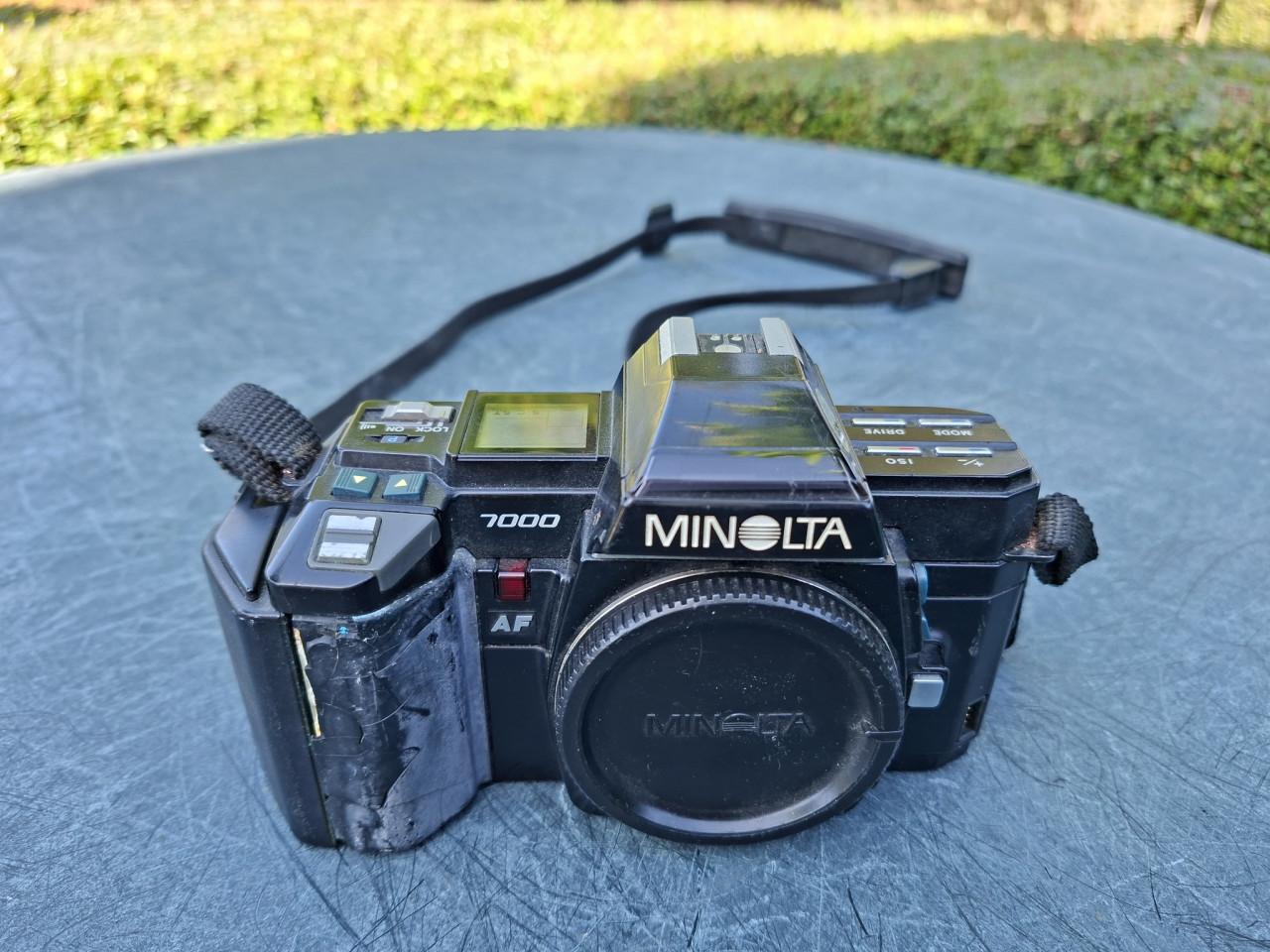 2 analoge vintage Minolta fotocamera's