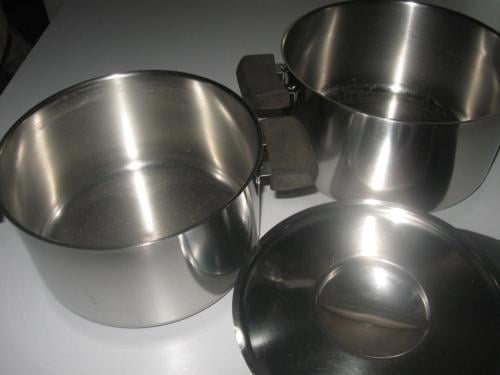 2 Kookpannen + 2 steelpannen