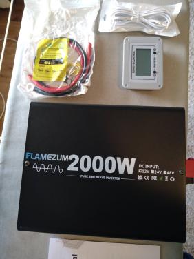 Spanning omvormer 12 naar 230 volt 2000 W