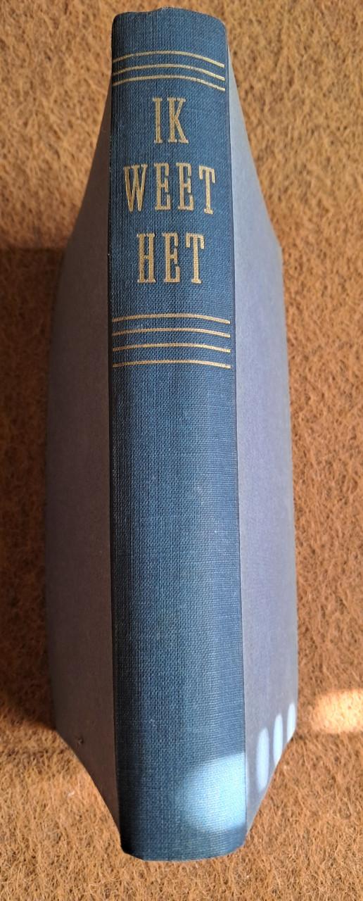 Boek Ik weet het Blue Band plaatjes verzamelboek uit 1954