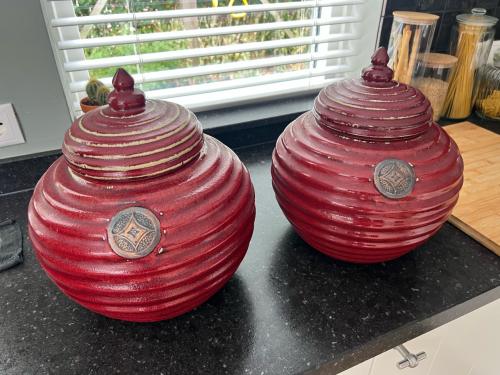 2 keramische potten