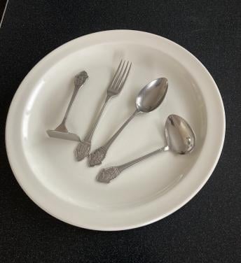 Sola kinderbestek 4-delig Tom Poes