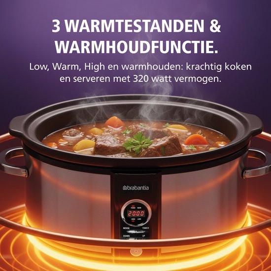 Brabantia slowcooker als nieuw