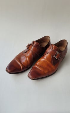 Magnanni bruine gesp schoenen