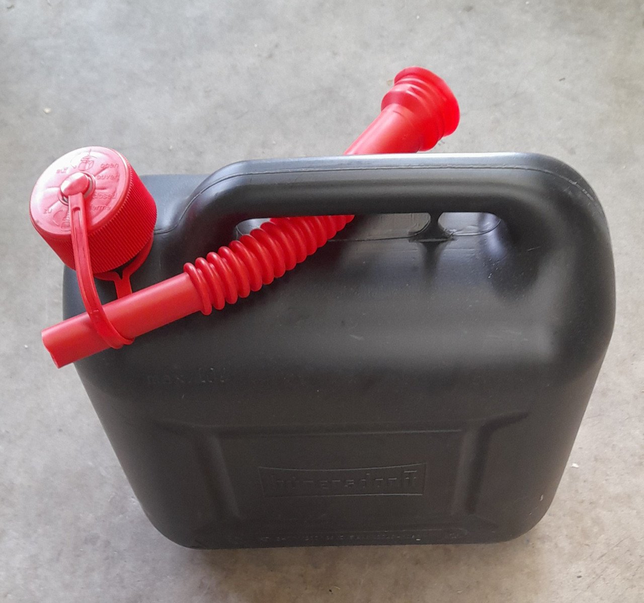 Jerrycans.