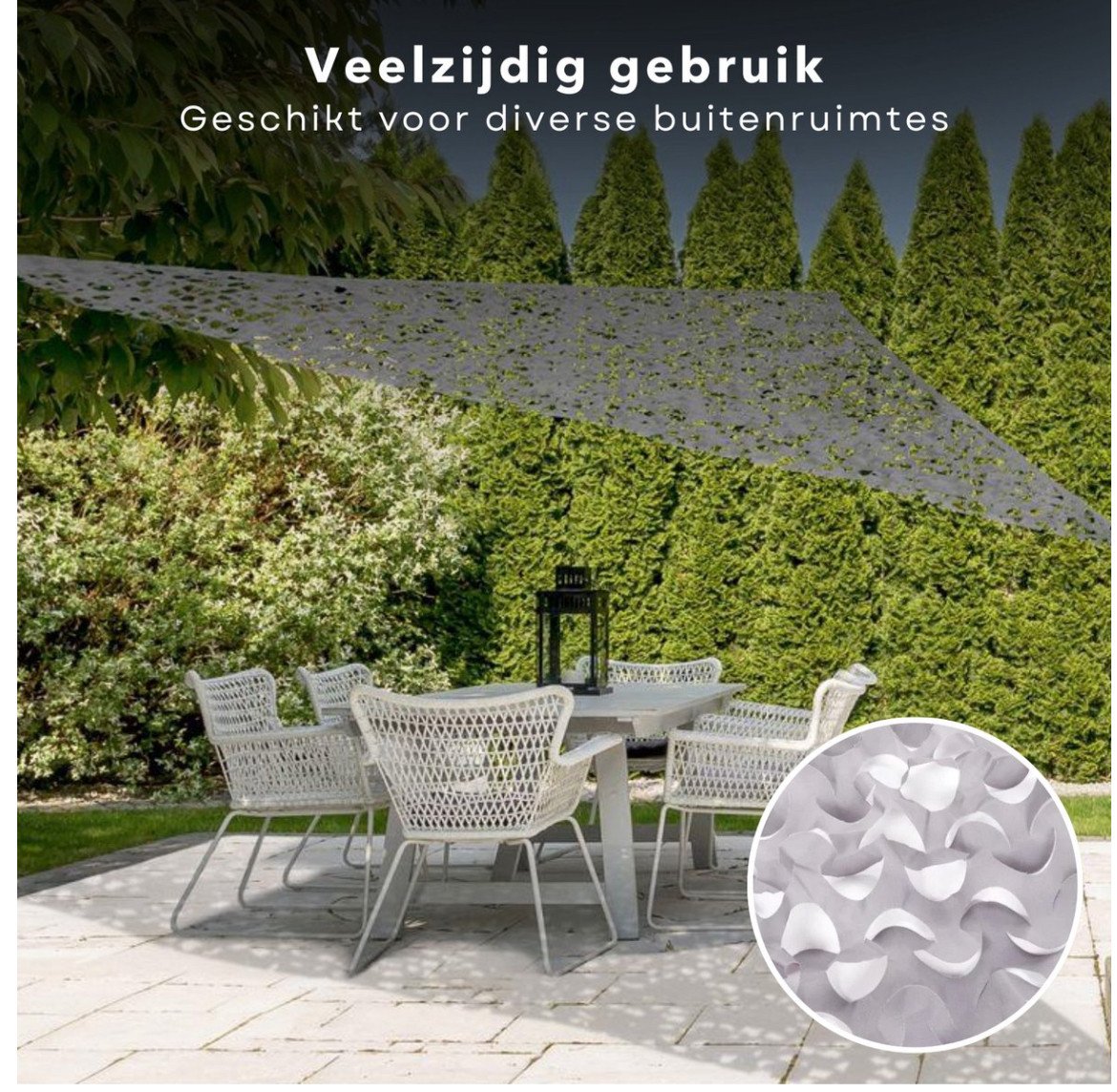 Schaduwdoek camouflage