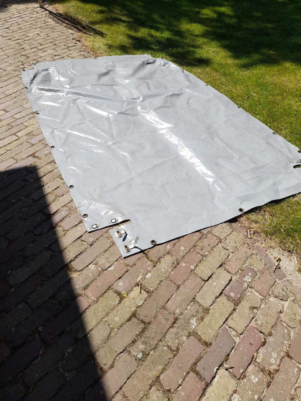Aanhanger zeil (PVC) 145 x 225 ( in goede staat )