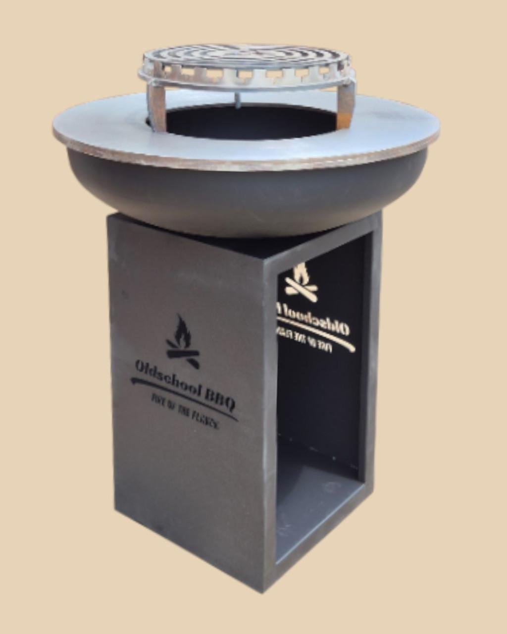 OldschoolBBQ Ember Black, plancha 75 cm Nieuw