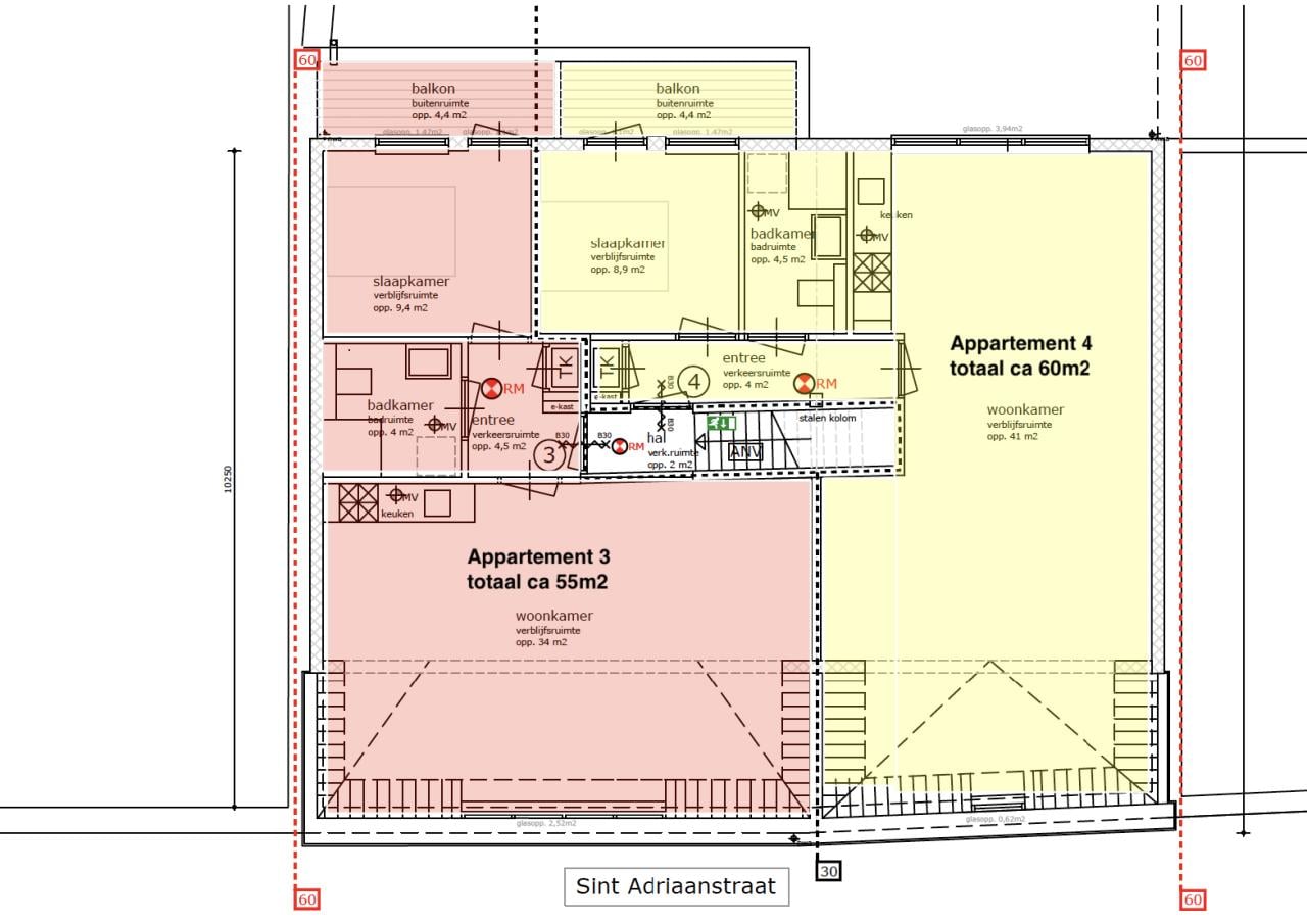 Te huur: 4 nieuwe appartementen St. Adriaanstraat Goes