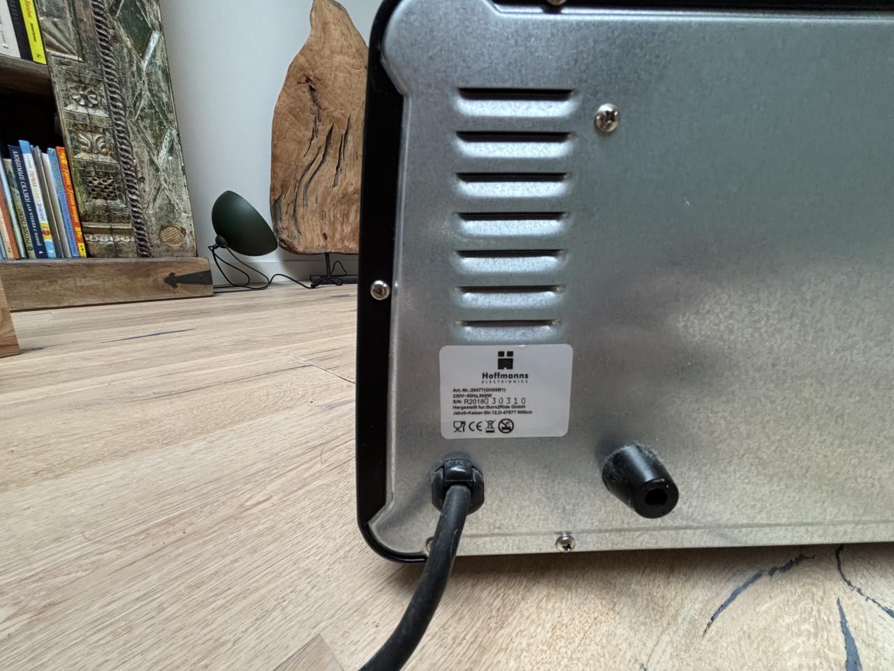 Mini oven van Hoffmanns Electronics