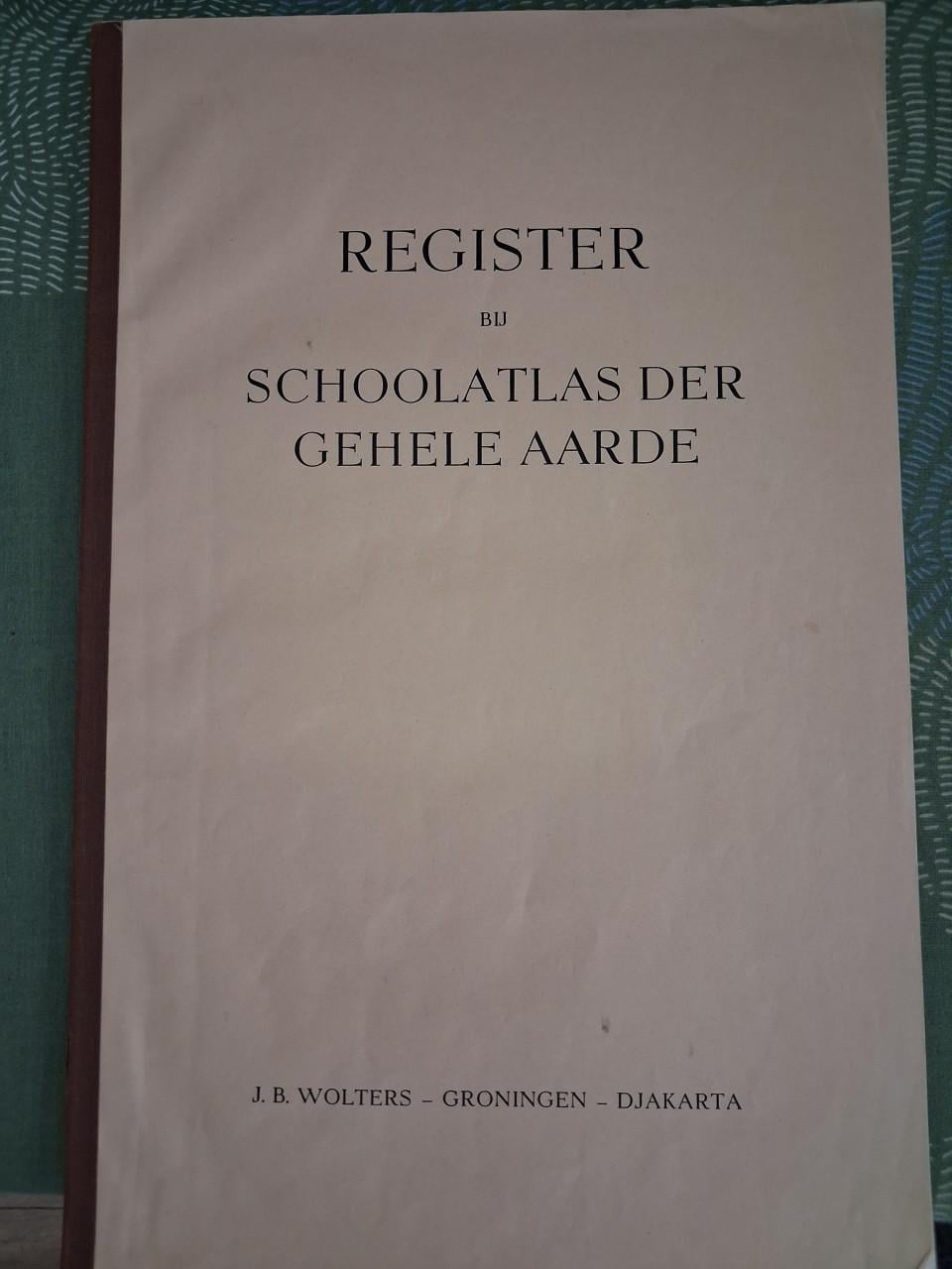 Atlas der gehele aarde 1955