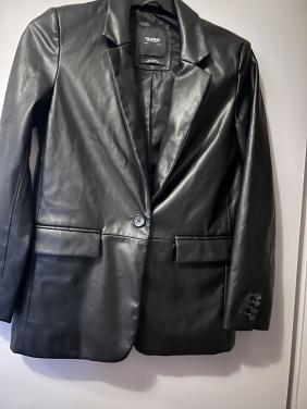 Imitatie leren blazer maat 36