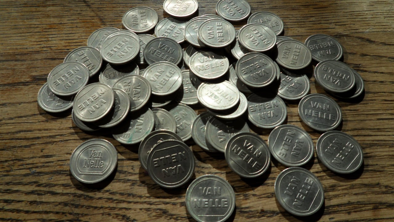 Verzameling Van Nelle kantine munten