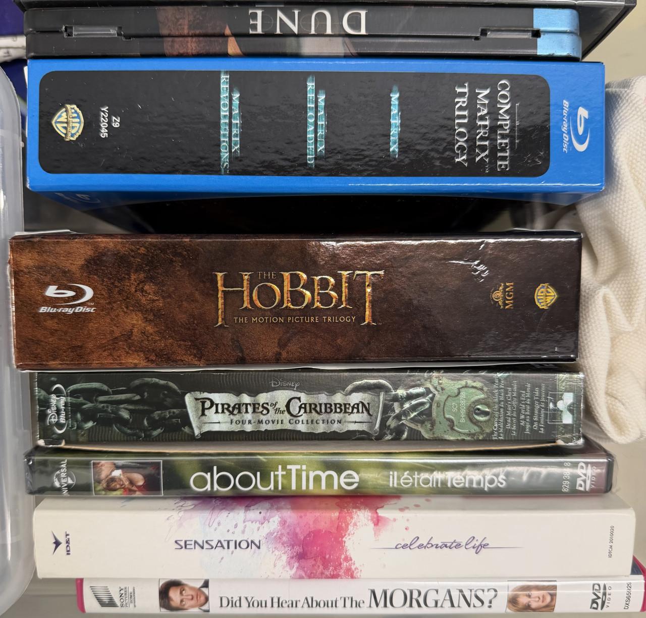 Blu-ray & DVD boxsets – The Matrix, The Hobbit, Pirates (in één keer)