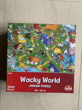 Puzzel Wacky World Jigsaw Puzzle Hiking z.g.a.n. slechts 1 keer gelegd