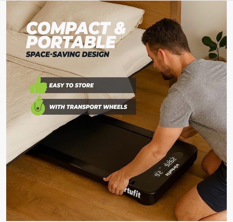 Virtufit walkingpad 100 loopban zgan fitness afvallen conditie