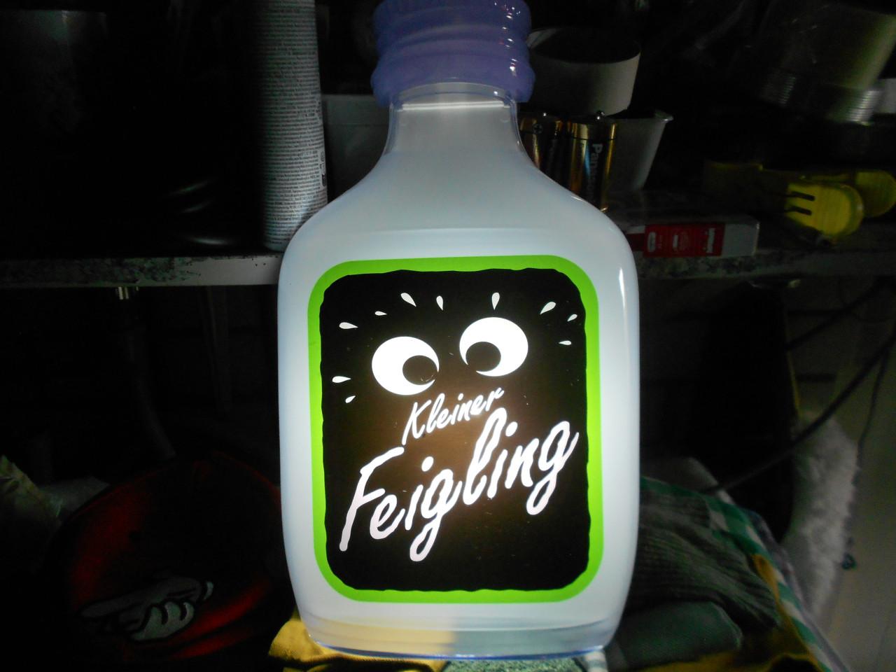 Kleiner feigling lichtbak lichtreclame reclame lamp
