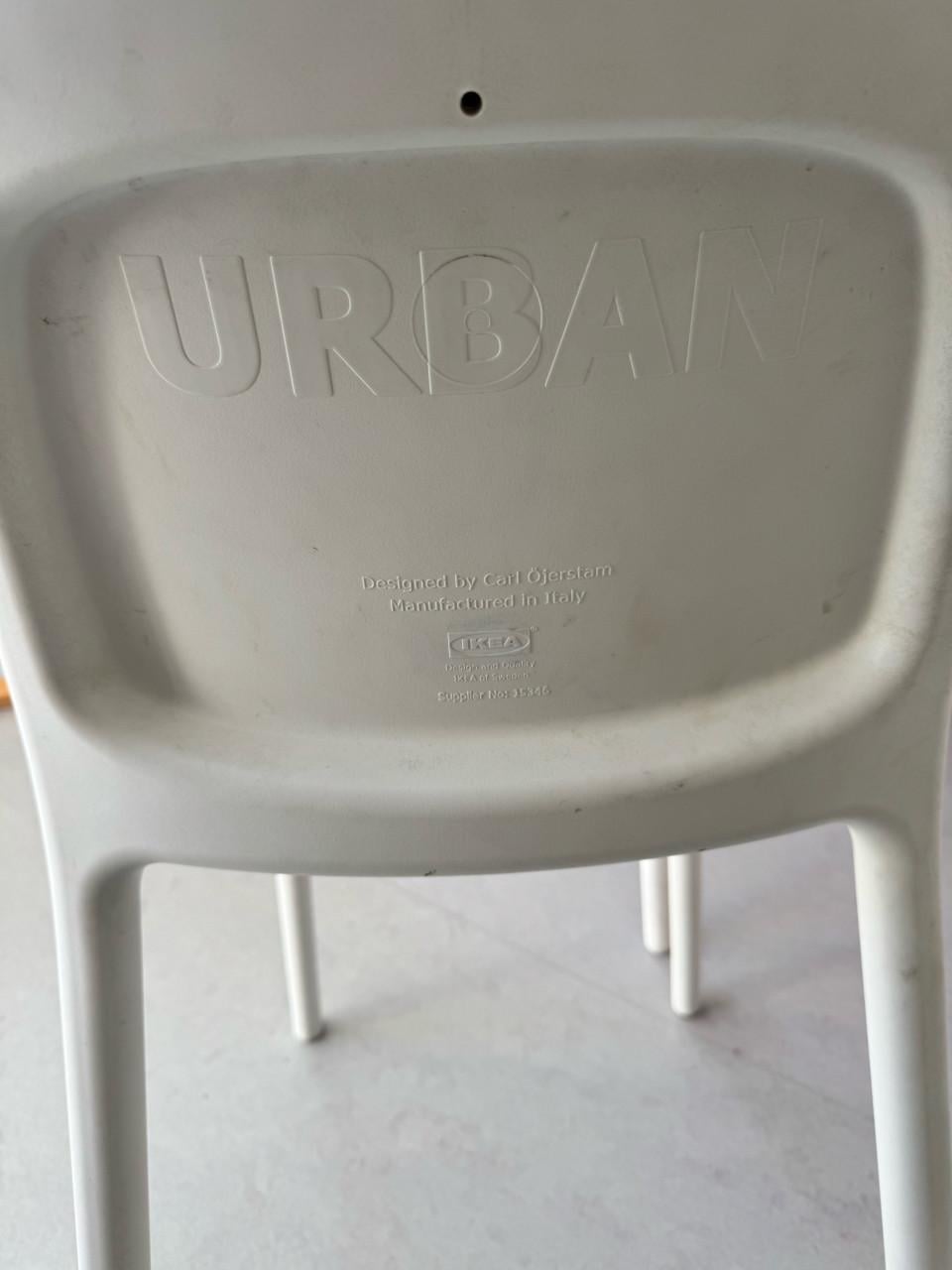 IKEA URBAN kinderstoelen - wit (2 stuks)