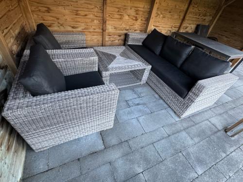 Gratis afhalen: wicker tuinset