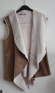 Bruin beige bodywarer suedelook  maat m
