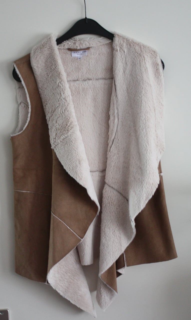 Bruin beige bodywarer suedelook  maat m