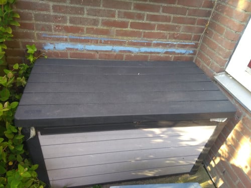 Bak voor tuinstoelen en kussens