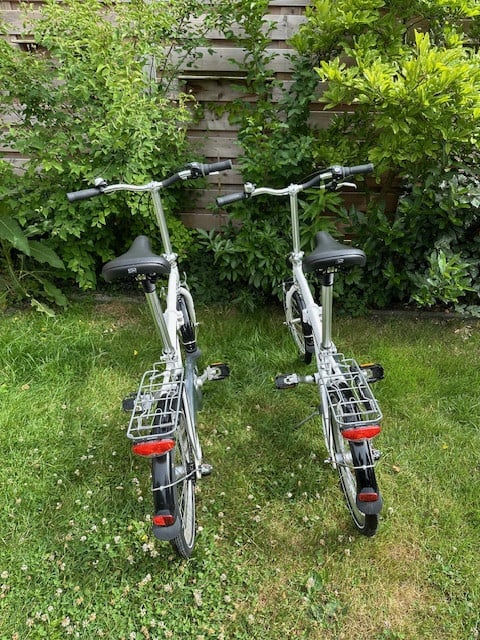 2x Vouwfiets