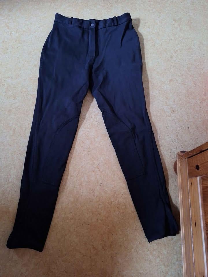 Fouganza zwarte rijbroek mt 38