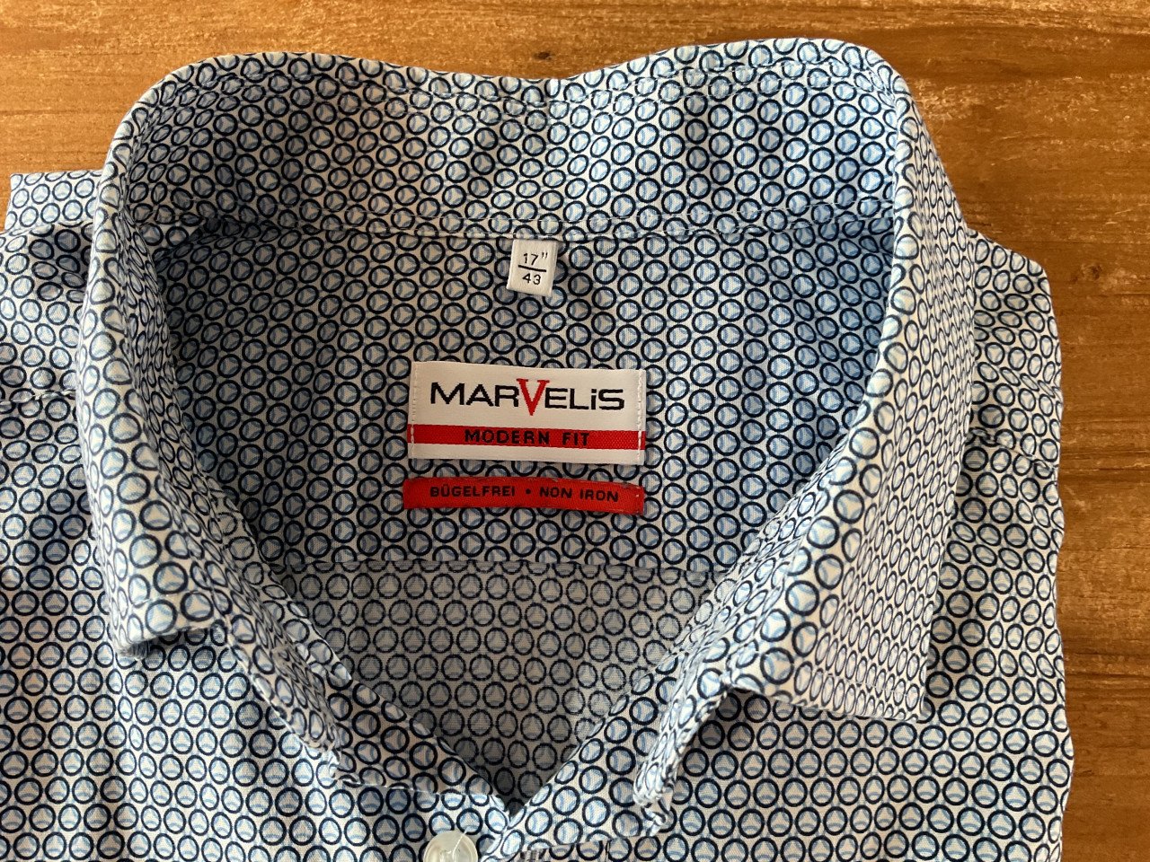 10 strijkvrije overhemden mt 43 en 44, Marvelis en CasaModa