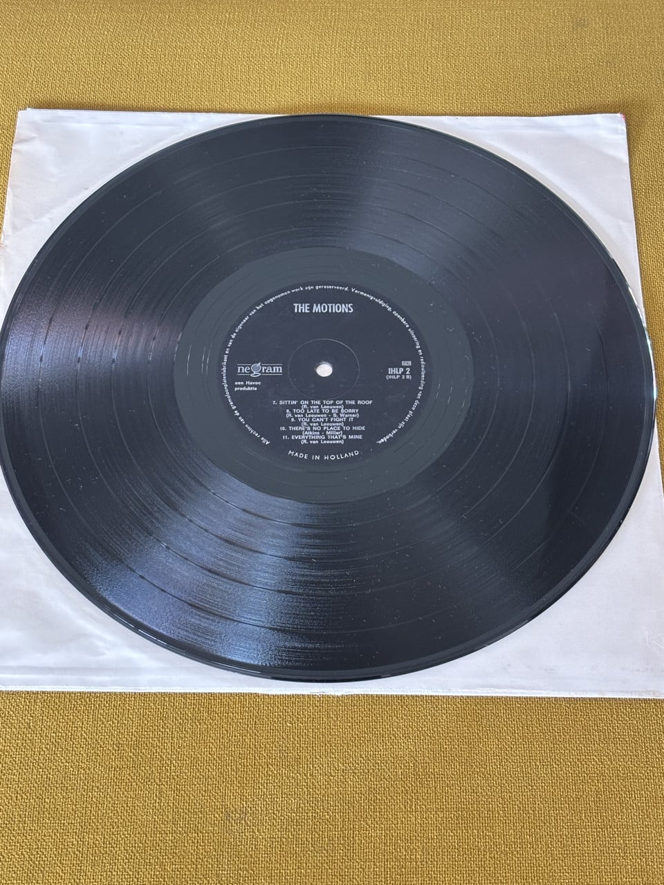The Motions - Introduction To The Motions (LP, Mono)