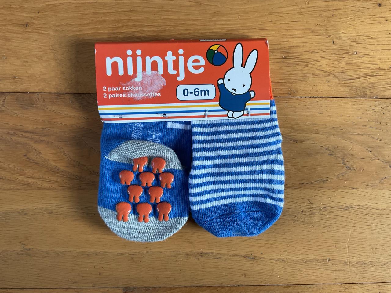 Nijntje sokjes 0-6 maanden nieuw € 1