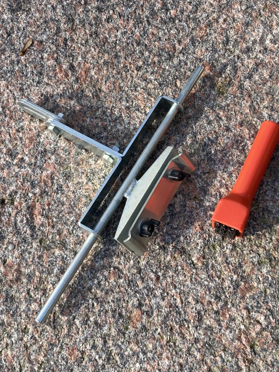 Slijpmachine op standaard