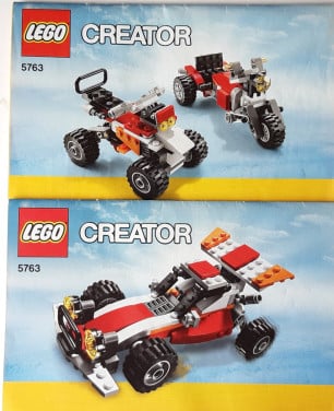 Lego Creator 5763: duinracer, 3 in 1.