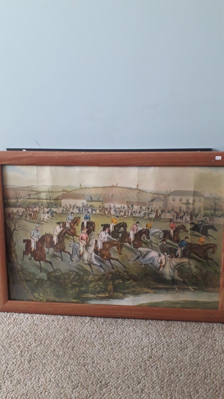 Partij tekeningen en schilderijtjes