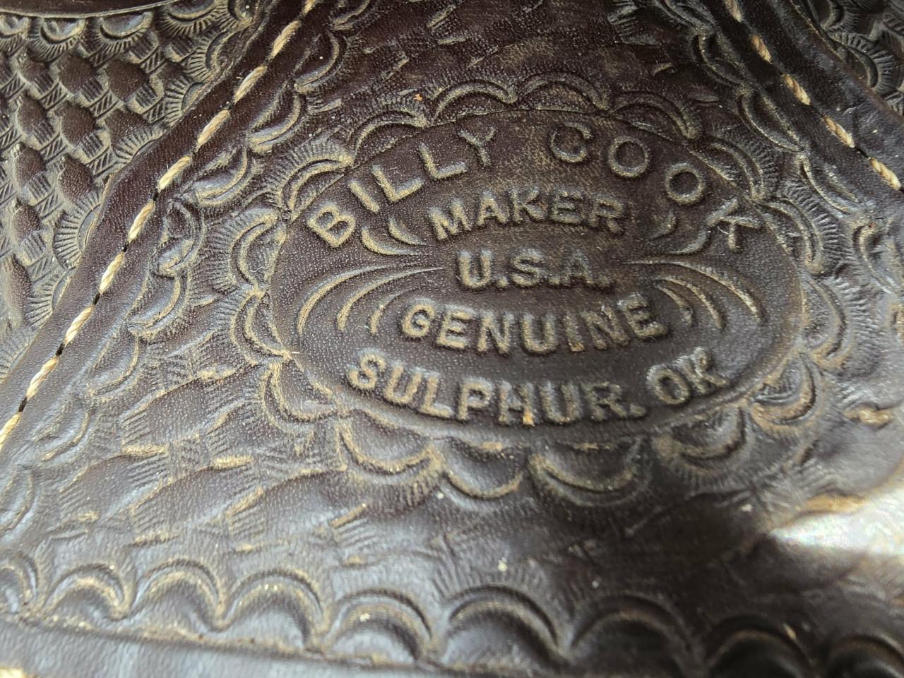 Billy Cook westernzadel (origineel maker Sulphur OK)